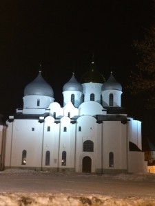Софийский собор ночью