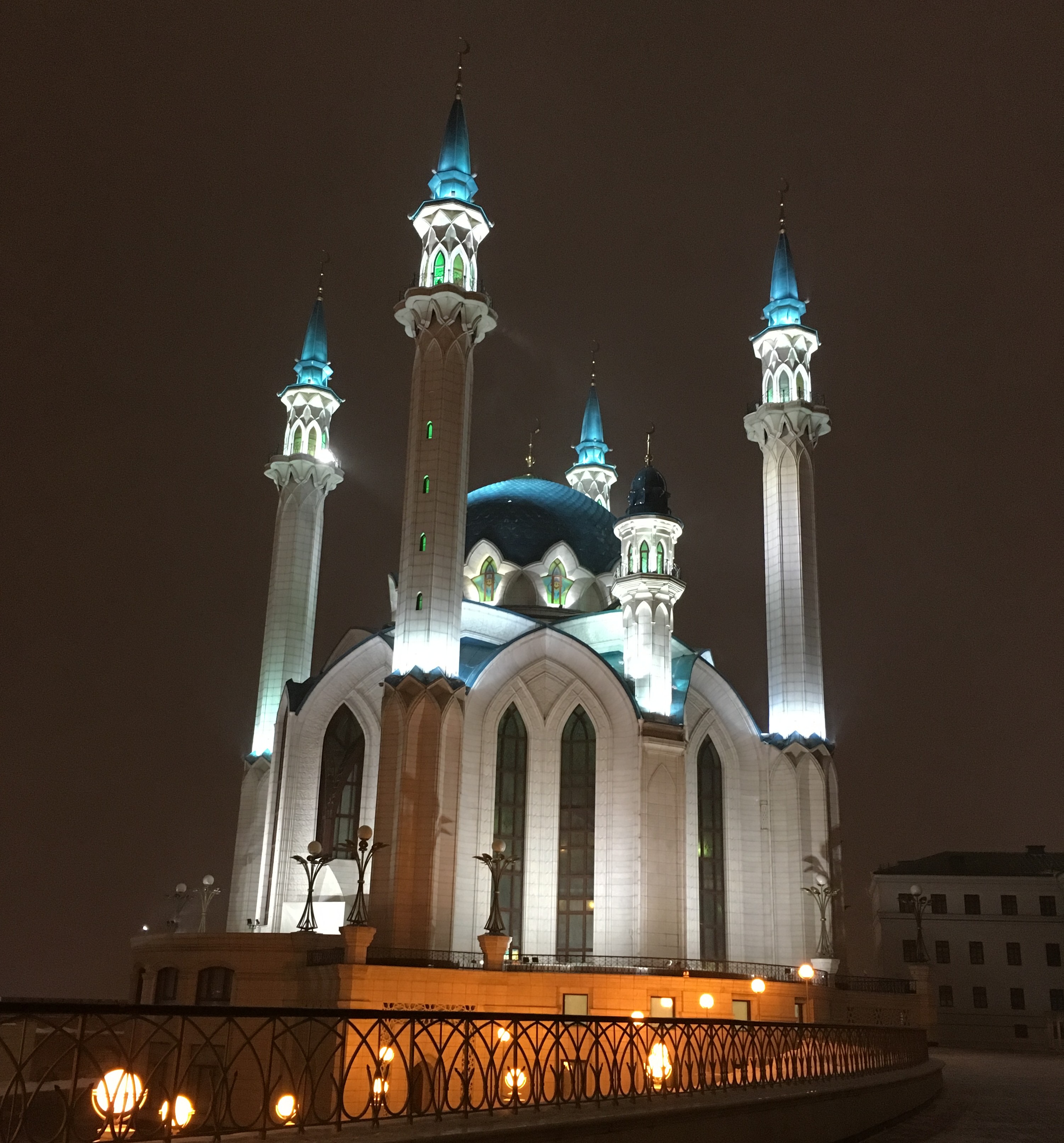 мечеть Кул шариф ночью